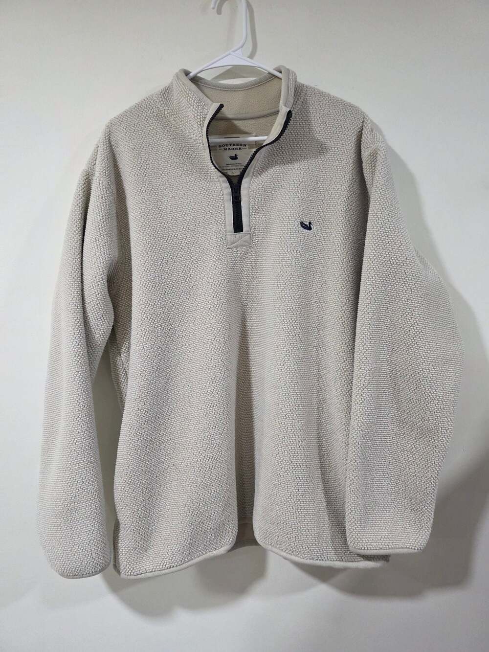 Southern Marsh Highland Alpaca Quarter-Zip Pullover Sweatshirt